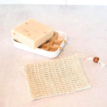 Sisal Soap Saver Pouch: Eco-Friendly, Plastic-Free, Zero Waste Bath Accessory